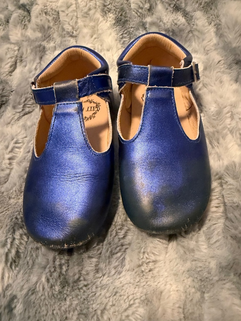 Girls blue dress shoes Size 13